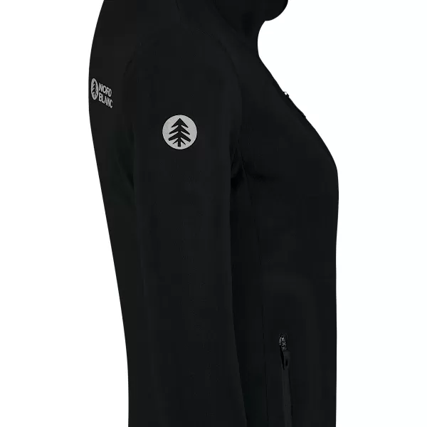  Leichtes Fleece-Sweatshirt für Damen NORDBLANC MAPLE NBSFL8374 SCHWARZ 