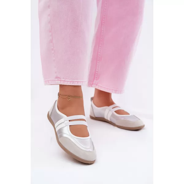  Ballerinas für Damen BOTO 22-383 SILBER 