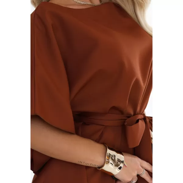  Kleid NUMOCO SOFIA 287-45 ZIMTBRAUN 
