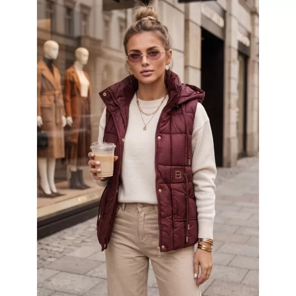 Damenweste DSTREET TY5974 BURGUND 