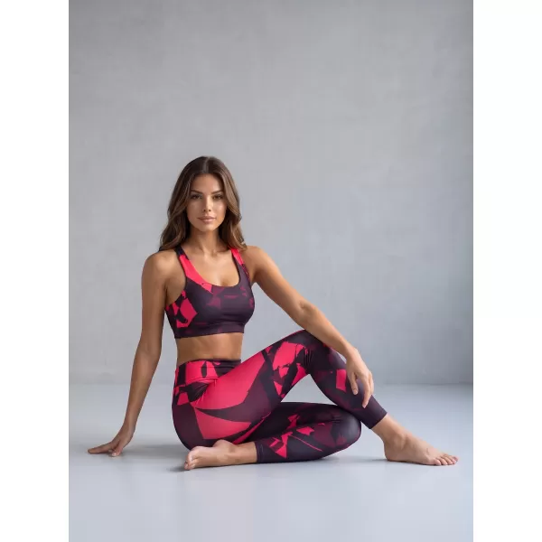  Lange Premium-Leggings für Damen (neue Größen) ALTISPORT VOJ/ALW080LEG05 WEINROT 