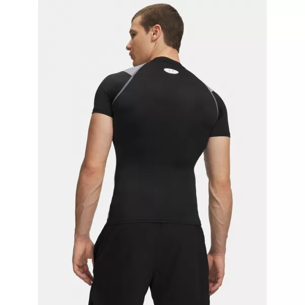  Herren-T-Shirt UNDER ARMOUR UA HG ELITE COMP SS 6015382-008 SCHWARZ 