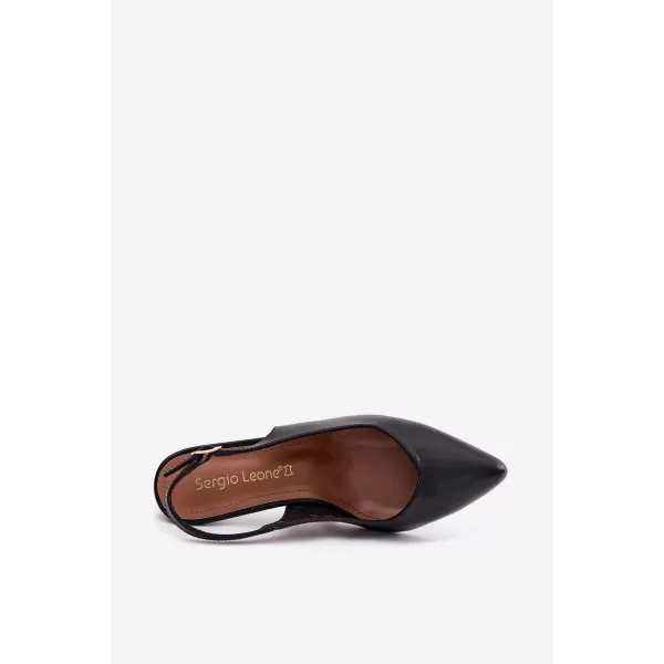 Damensandalen SERGIO LEONE SK158 SCHWARZ 