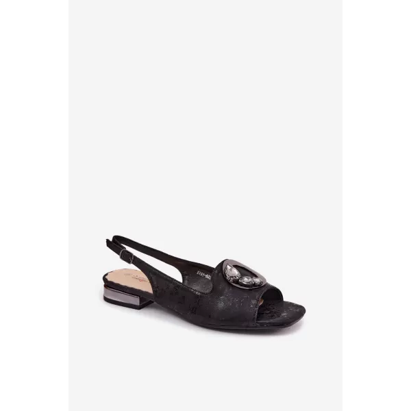 Damensandalen S.BARSKI KV61-6024 SCHWARZ 
