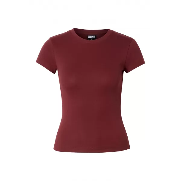  Damen-T-Shirt URBAN CLASSICS TB8569-22408 DUNKLES ZIEGELROT 