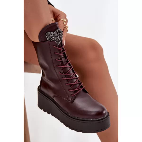  Damenschuhe BOTO SFY2478-19 ROTWEIN 