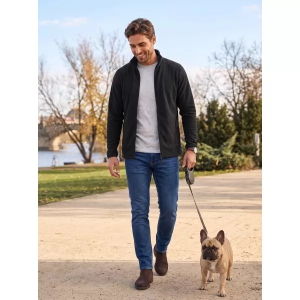  Fleece-Sweatshirt für Herren ALPINE PRO SIUS 4 SCHWARZ 