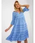 Kleid SUBLEVEL D73771M30214F BLAU