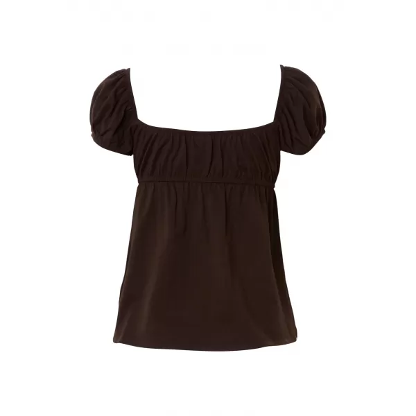  Damen-T-Shirt URBAN CLASSICS TB8177-00075 BRAUN 