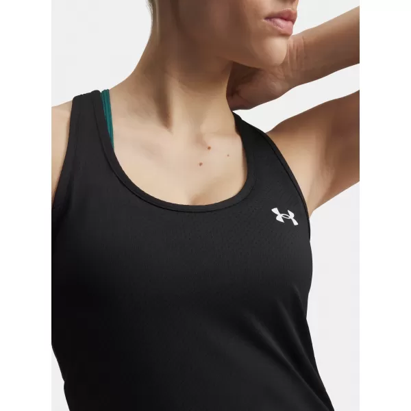  Damen-Tanktop UNDER ARMOUR TECH MESH RACER TANK 6009989-001 SCHWARZ 