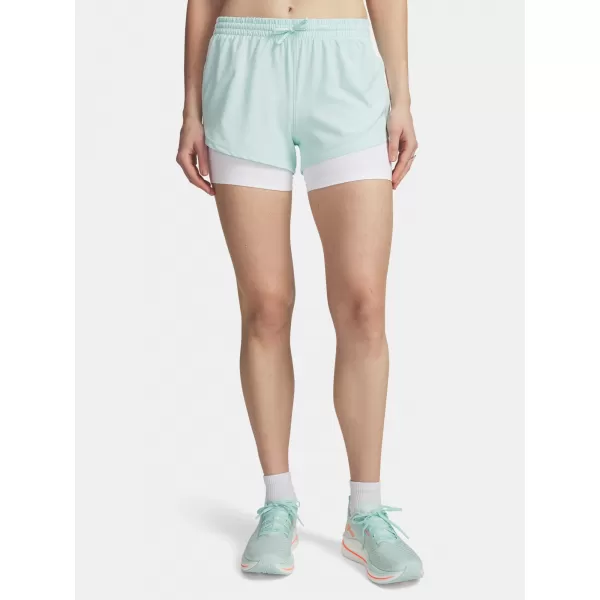  Damen-Shorts UNDER ARMOUR UA VELOCITI PRO 4IN 2N1 SHORT 6009610-703 GRÜN 