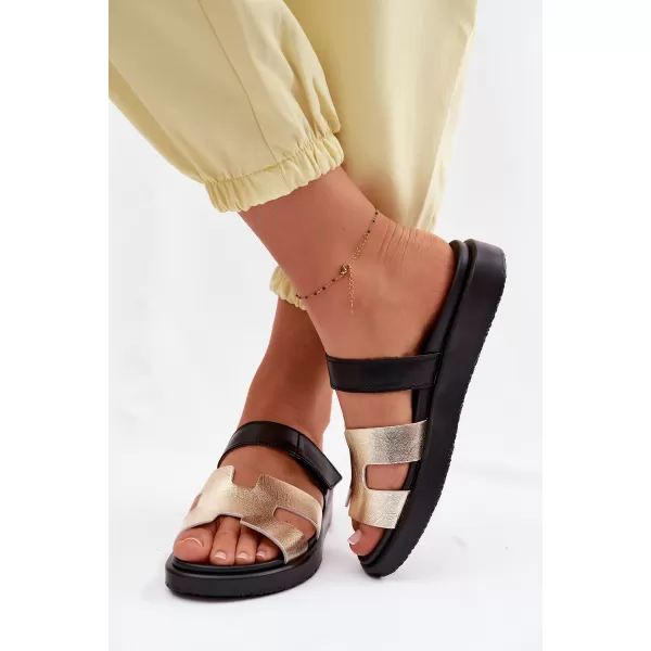  Damenhausschuhe BOTO 26SD18-9807 GOLD 