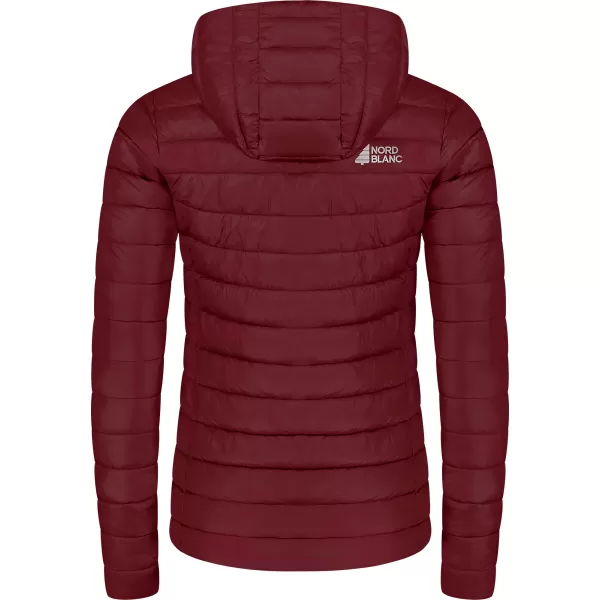  Steppjacke für Damen NORDBLANC NIMBUS WJL8395 BURGUND 