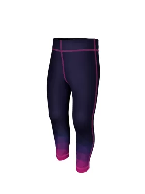 Funktionsleggings für Kinder WAMU MOZAIKA DUNKELVIOLETT