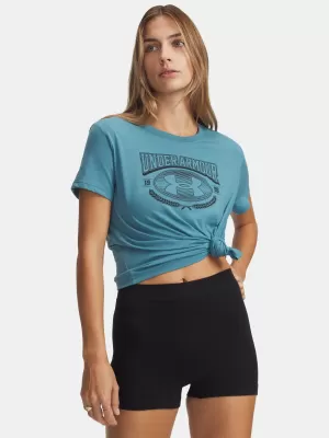 Damen-T-Shirt UNDER ARMOUR W VARSITY SS 6010592-466 BLAU