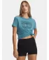 Damen-T-Shirt UNDER ARMOUR W VARSITY SS 6010592-466 BLAU