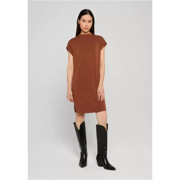  Kleid URBAN CLASSICS TB2598 ZIMTBRAUN 