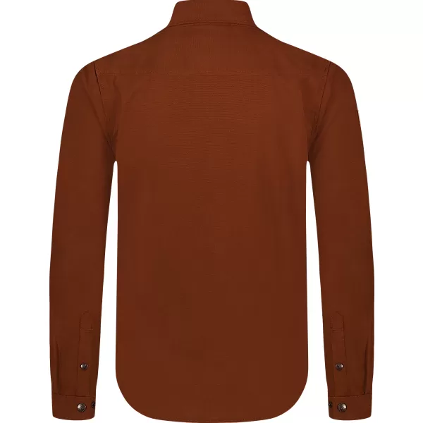  Herren-Flanellhemd NORDBLANC HAZE NBSSM8370 BRAUN 
