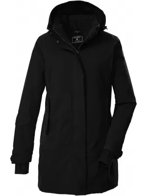 Damenparka KILLTEC KOW 20 SCHWARZ