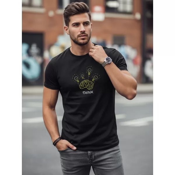  Herren-T-Shirt DSTREET NX0149R-BK SCHWARZ 