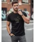 Herren-T-Shirt DSTREET NX0149R-BK SCHWARZ