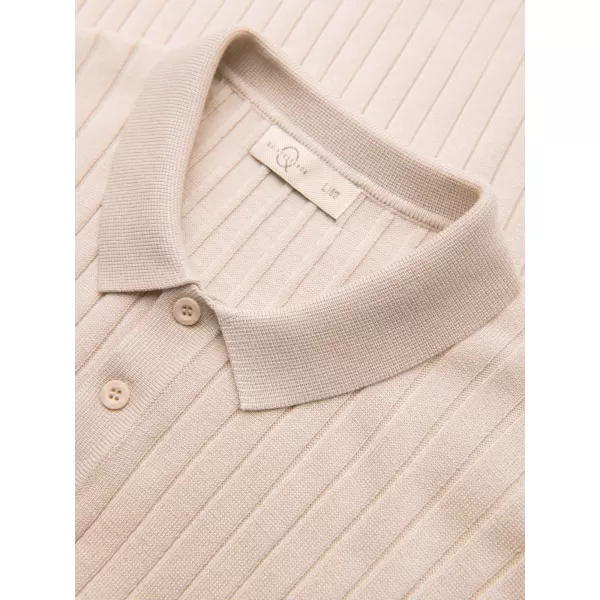  Herren-T-Shirt mit Kragen OMBRE OM-POSS-0169 BEIGE 