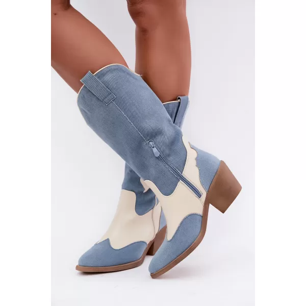  Damenstiefel BOTO LQ-109 BLAU 