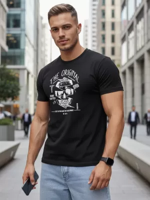 Herren-T-Shirt DSTREET RX5381 SCHWARZ
