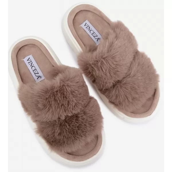  Damenhausschuhe VINCEZA 105105 BEIGE 