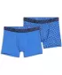Herren-Boxershorts PUMA MEN GRAPHICAL PRINT BOXERS 2P 94780404 BLAUE KOMBINATION