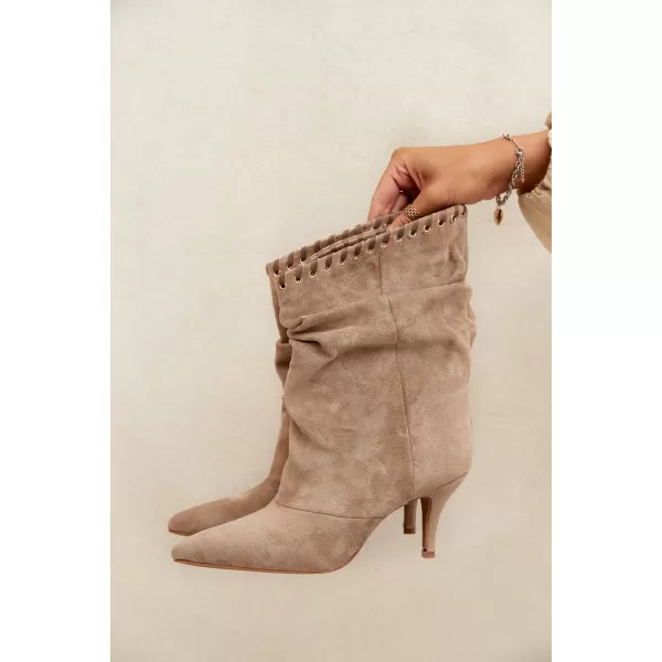  Damenstiefel BOTO 2568A KHAKI 