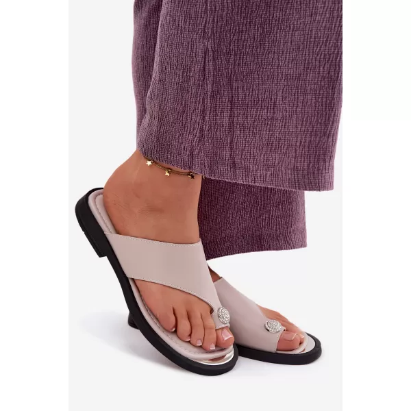  Damen-Flip-Flops VINCEZA 62307 BEIGE 