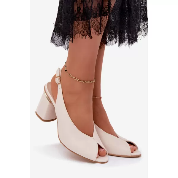  Damensandalen ZAZOO 1085 HELLBEIGE 
