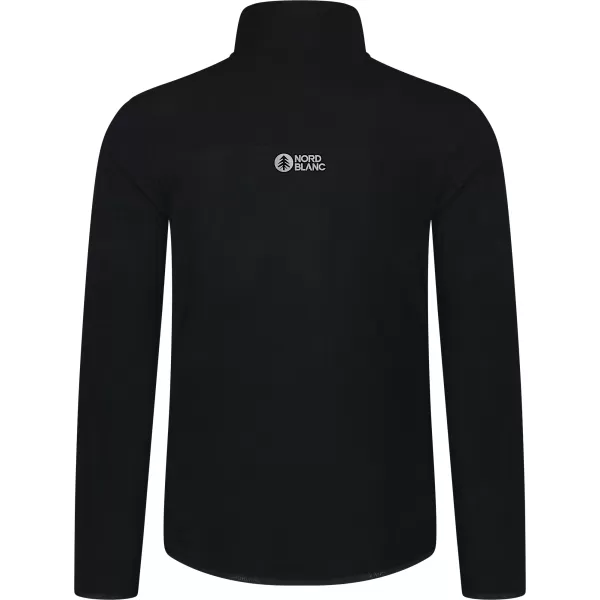  Leichtes Fleece-Sweatshirt für Herren NORDBLANC QUARRY NBSFM8372 SCHWARZ 