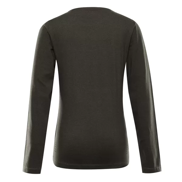  Kinder-T-Shirt ALPINE PRO LOUSO EFEUGRÜN 