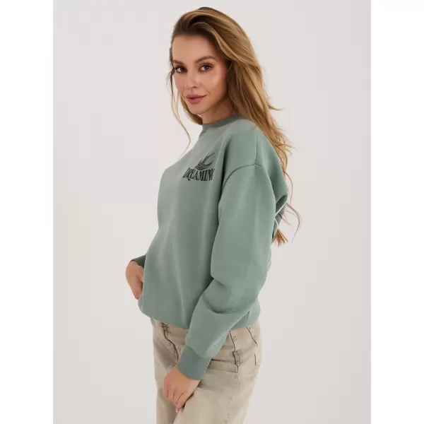  Damen-Sweatshirt SUBLEVEL D10600T02568H PISTAZIEN 