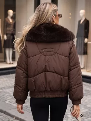 Damenjacke DSTREET TY6006 BRAUN