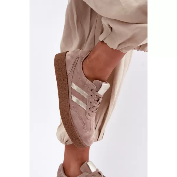  Damen-Sneaker D&A LR62-7107 BRAUN 