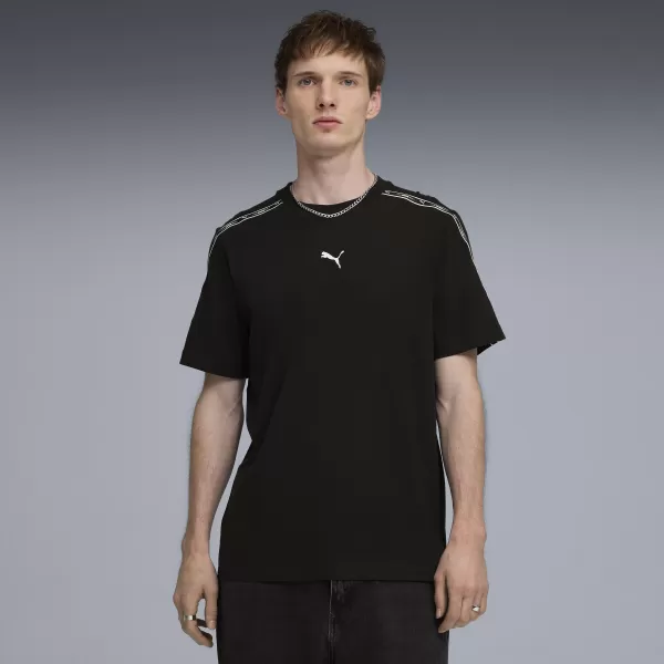  Herren-T-Shirt PUMA ESS TAPE TEE 69169301 PUMA SCHWARZ 