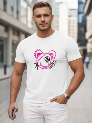 Herren-T-Shirt DSTREET NX0136R-WH WEIß