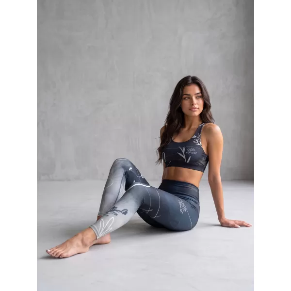  Lange Premium-Leggings für Damen (neue Größen) ALTISPORT VOJ/ALW083LEG05 SCHWARZ UND WEIß 