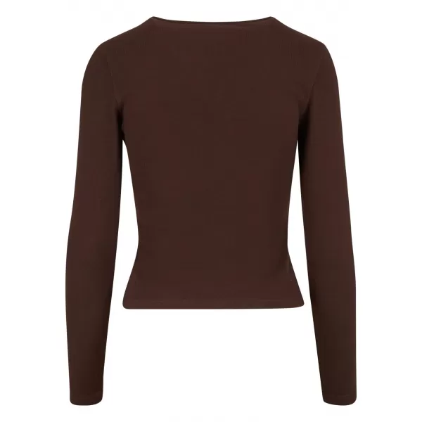  Damen-T-Shirt URBAN CLASSICS TB7786 WARM/BRAUN 
