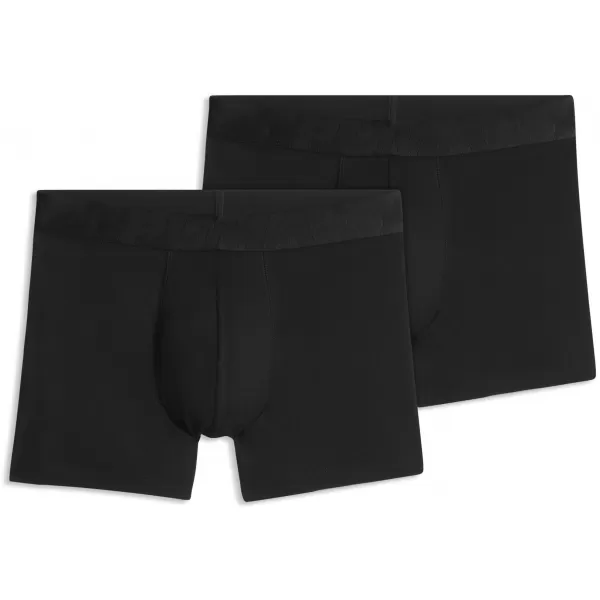  Herren-Boxershorts PUMA MEN SHINE ELASTIC BOXERS 2P 94780602 SCHWARZ 