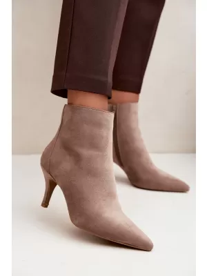 Damen-Stiefeletten BOTO 2905A-1 BEIGE