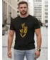 Herren-T-Shirt DSTREET NX0138R-BK SCHWARZ
