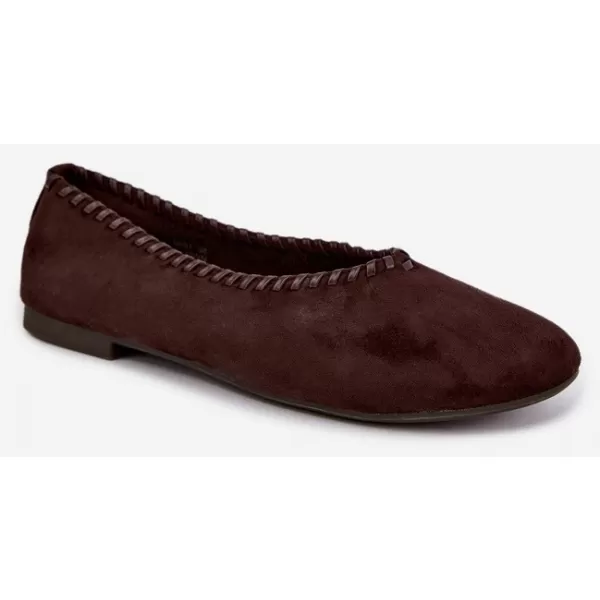  Ballerinas für Damen BOTO 9897 BRAUN 