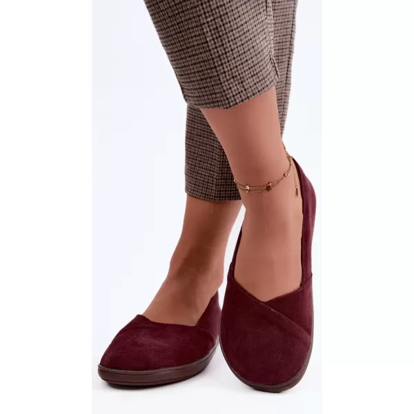  Ballerinas für Damen BOTO JH610P WEIN 