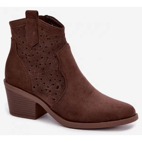 Damenschuhe S.BARSKI HY62-8147 BRAUN 