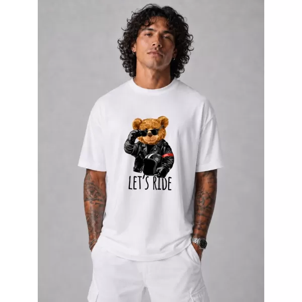  Herren-T-Shirt DSTREET NX1018R-WH-O WEIß 