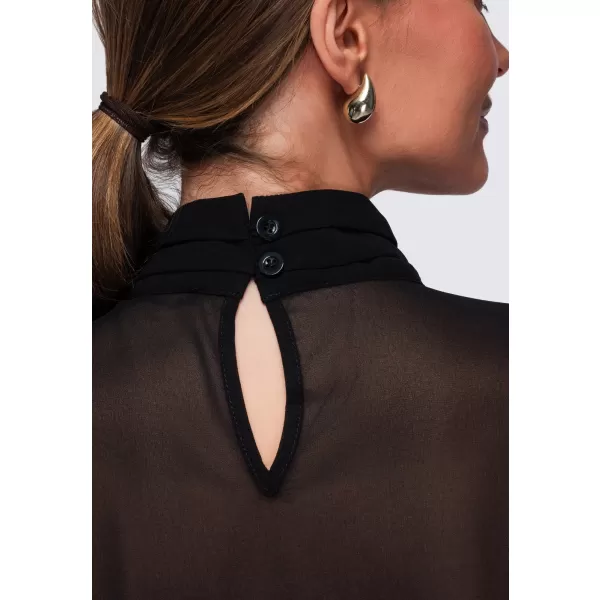  Damenbluse OMBRE OW-TS-E0085 SCHWARZ 
